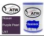 Preview: Nissan, Purple Pearl, LN1: 500ml Lackdose, von ATW Autoteile West.